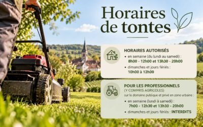 Horaires de tontes